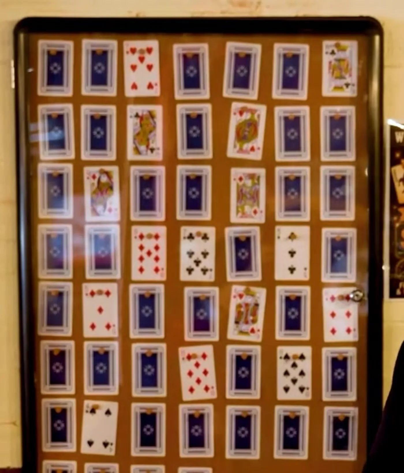 The Jackpot Joker board: rows of playing cards face down, one of them the Joker